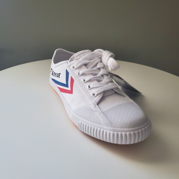 feiyue fe lo classic white sneakers